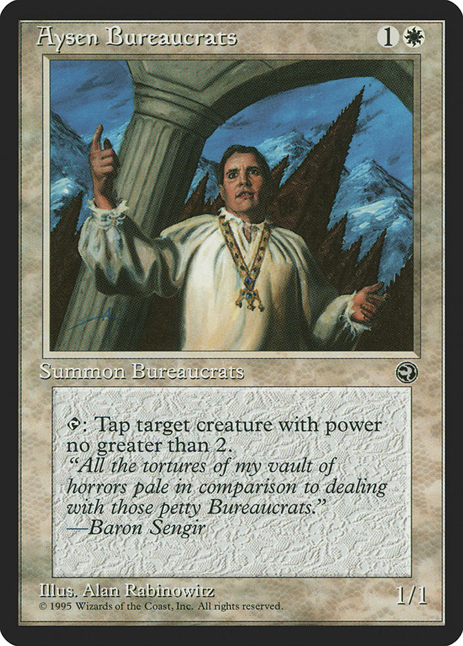 Aysen Bureaucrats (Baron Sengir Flavor Text) [Homelands] - Magic: The Gathering - Card Brawlers | Quebec | Canada |