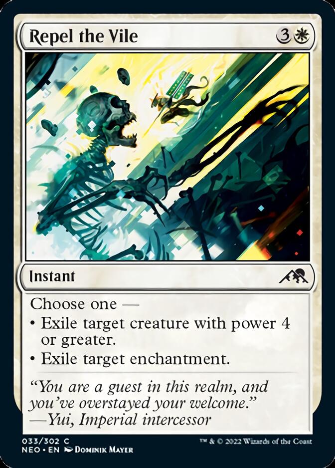 Repel the Vile [Kamigawa: Neon Dynasty] - Magic: The Gathering - Card Brawlers | Quebec | Canada |