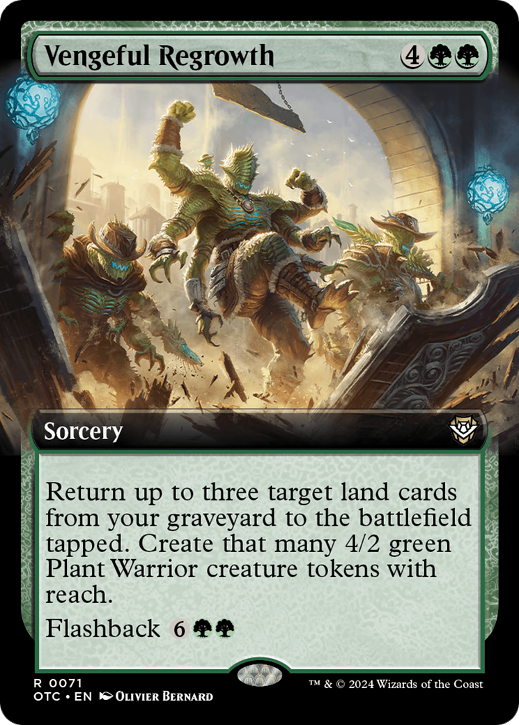 Vengeful Regrowth (Extended Art) [Outlaws of Thunder Junction Commander] - Magic: The Gathering - Card Brawlers | Quebec | Canada |