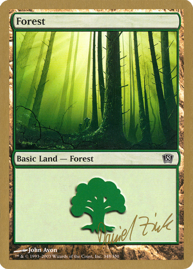 Forest (dz348) (Daniel Zink) [World Championship Decks 2003] - Magic: The Gathering - Card Brawlers | Quebec | Canada |