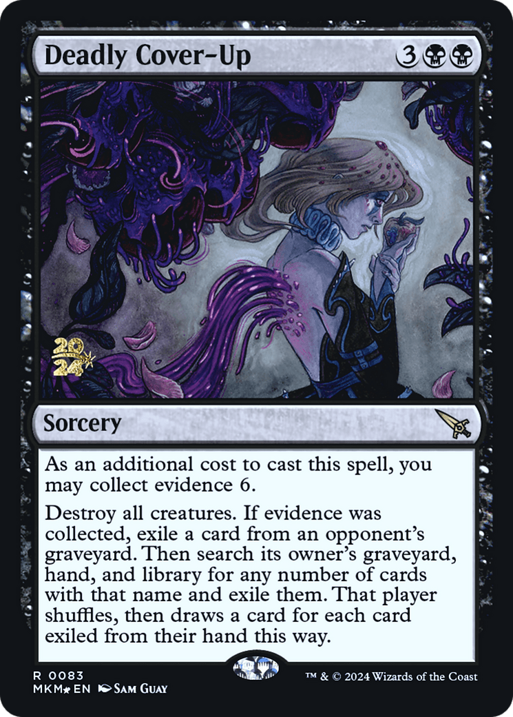 Deadly Cover - Up [Murders at Karlov Manor Prerelease Promos] - Card Brawlers
