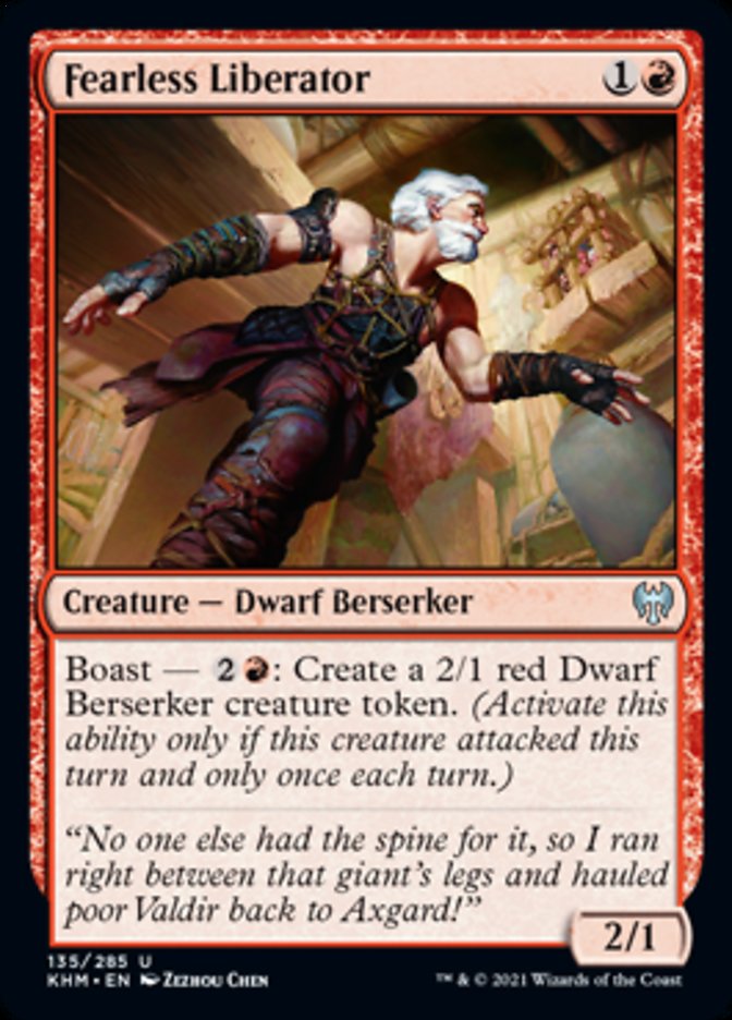 Fearless Liberator [Kaldheim] - Magic: The Gathering - Card Brawlers | Quebec | Canada |