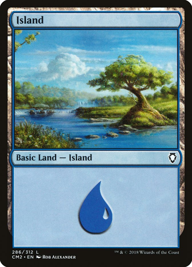 Island (286) [Commander Anthology Volume II] - Magic: The Gathering - Card Brawlers | Quebec | Canada |