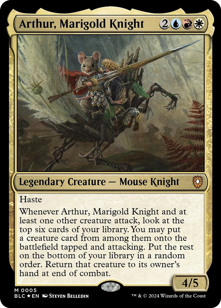 Arthur, Marigold Knight [Bloomburrow Commander] - Magic: The Gathering - Card Brawlers | Quebec | Canada |