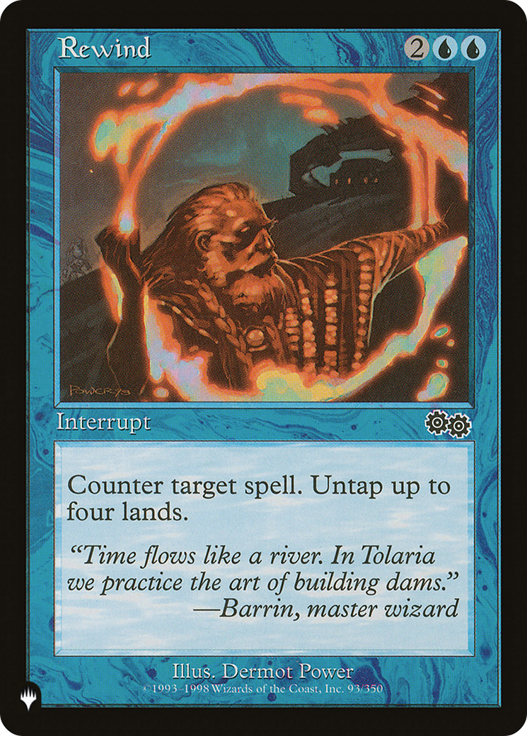 Rewind [The List] - Magic: The Gathering - Card Brawlers | Quebec | Canada |