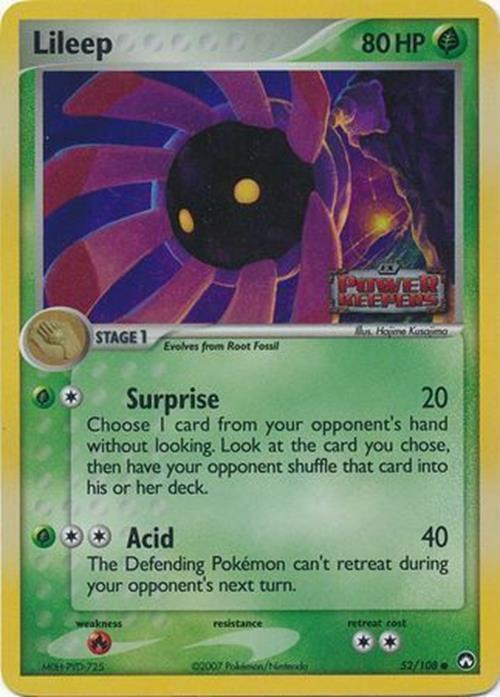 Lileep (52/108) (Stamped) [EX: Power Keepers] - Pokémon - Card Brawlers | Quebec | Canada |