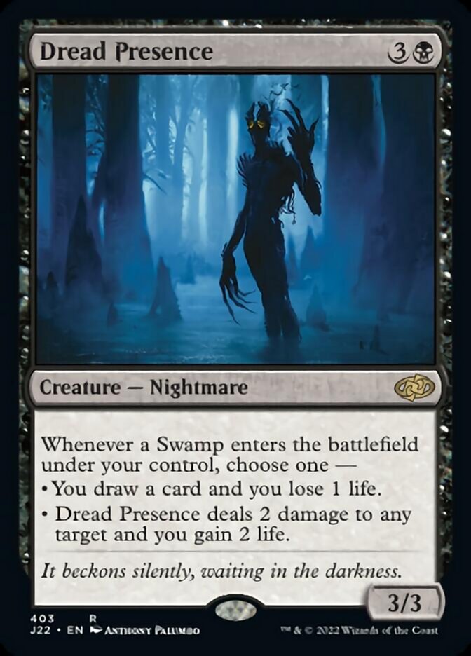 Dread Presence [Jumpstart 2022] - Magic: The Gathering - Card Brawlers | Quebec | Canada |