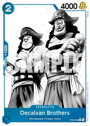 Decalvan Brothers (Parallel) (ST22-008) - Starter Deck 22: Ace & Newgate Foil - Card Brawlers