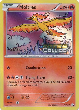 Moltres (XY127) (Staff) [XY: Black Star Promos] - Pokémon - Card Brawlers | Quebec | Canada |