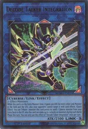 Decode Talker Integration (MAMO-EN016) - Magnificent Monsters 1st Edition - Card Brawlers
