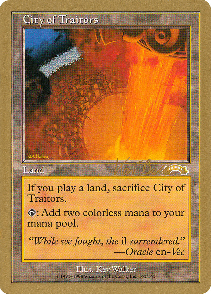 City of Traitors (Kai Budde) [World Championship Decks 1999] - Magic: The Gathering - Card Brawlers | Quebec | Canada |