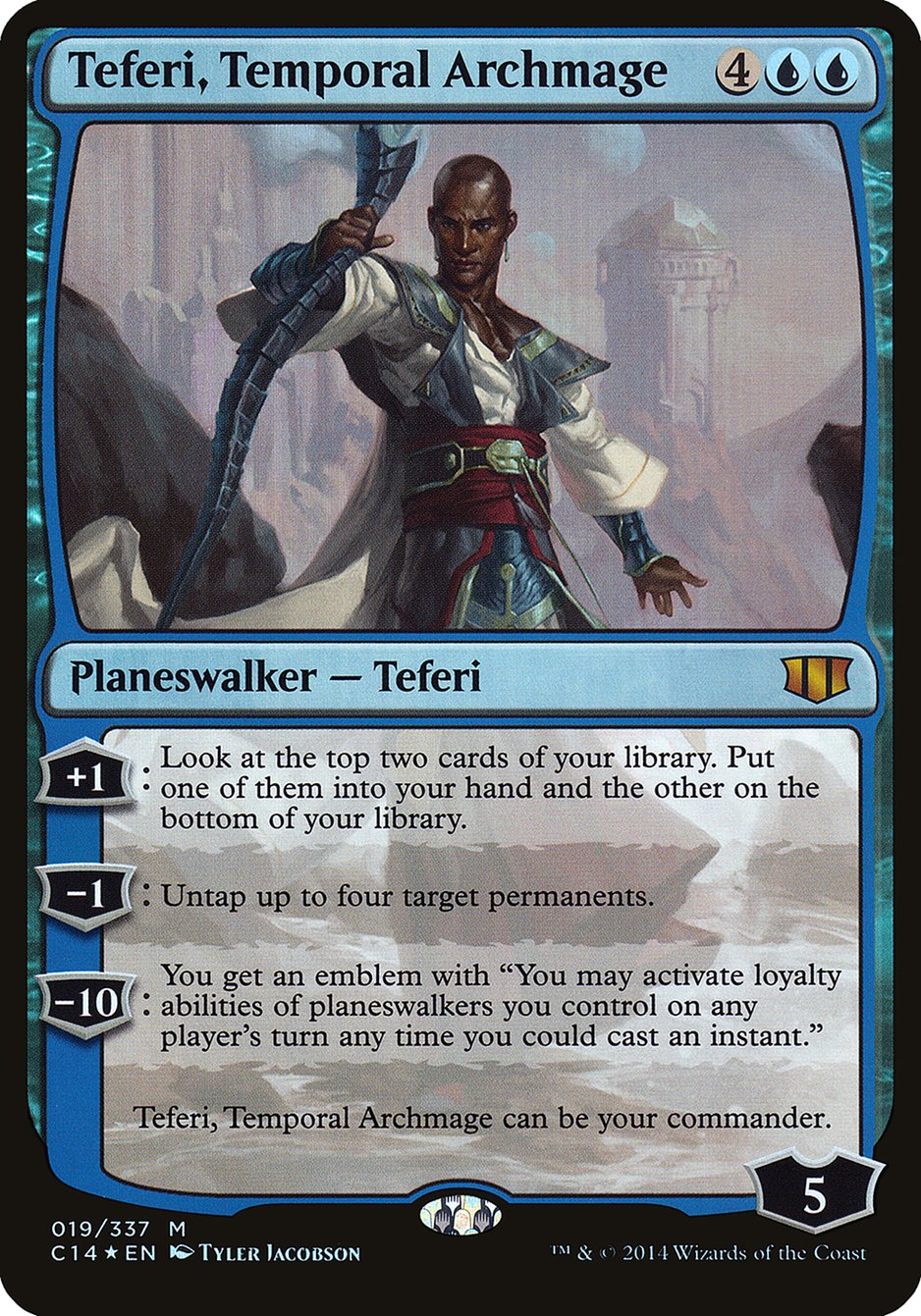 Teferi, Temporal Archmage (Oversized) [Commander 2014 Oversized] - Magic: The Gathering - Card Brawlers | Quebec | Canada |