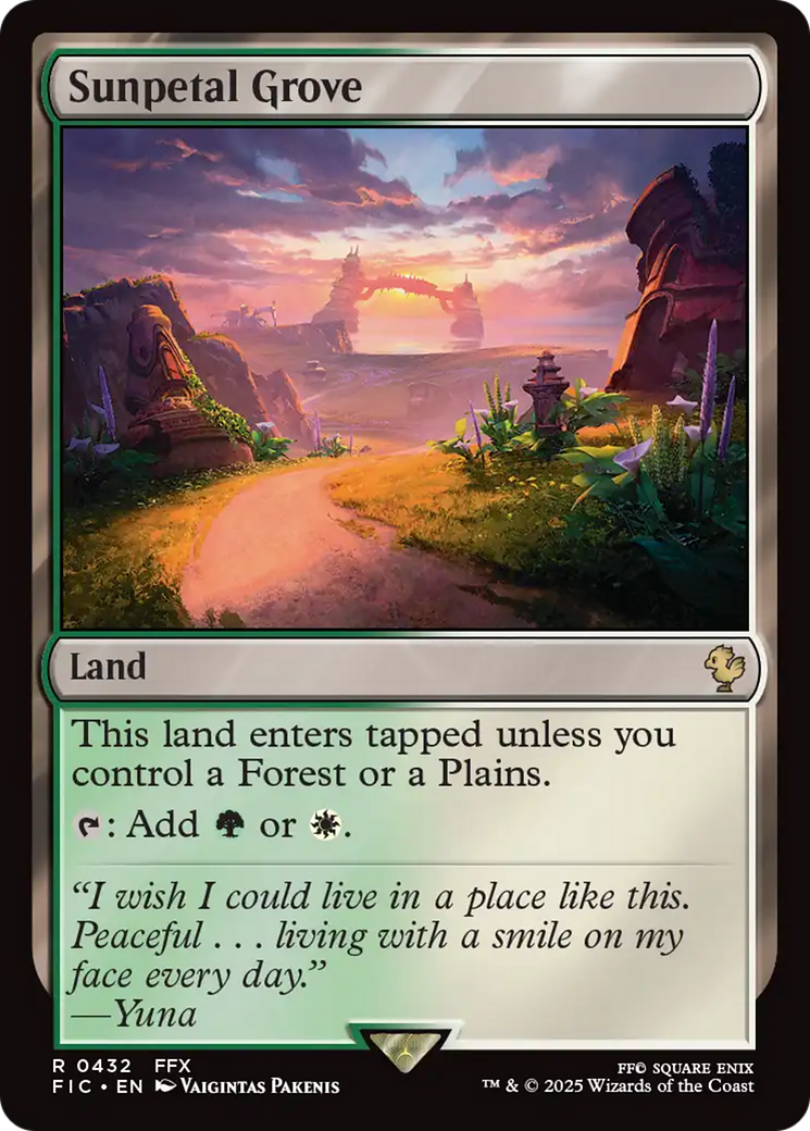 Sunpetal Grove [FINAL FANTASY Commander] - Magic: The Gathering - Card Brawlers | Quebec | Canada |