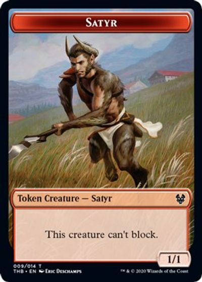 Satyr // Goblin Construct Double-Sided Token [Challenger Decks 2021 Tokens] - Magic: The Gathering - Card Brawlers | Quebec | Canada |