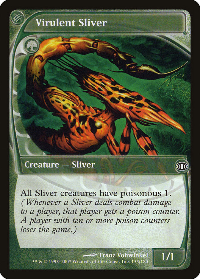 Virulent Sliver [Future Sight] - Magic: The Gathering - Card Brawlers | Quebec | Canada |