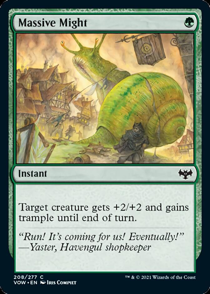 Massive Might [Innistrad: Crimson Vow] - Magic: The Gathering - Card Brawlers | Quebec | Canada |