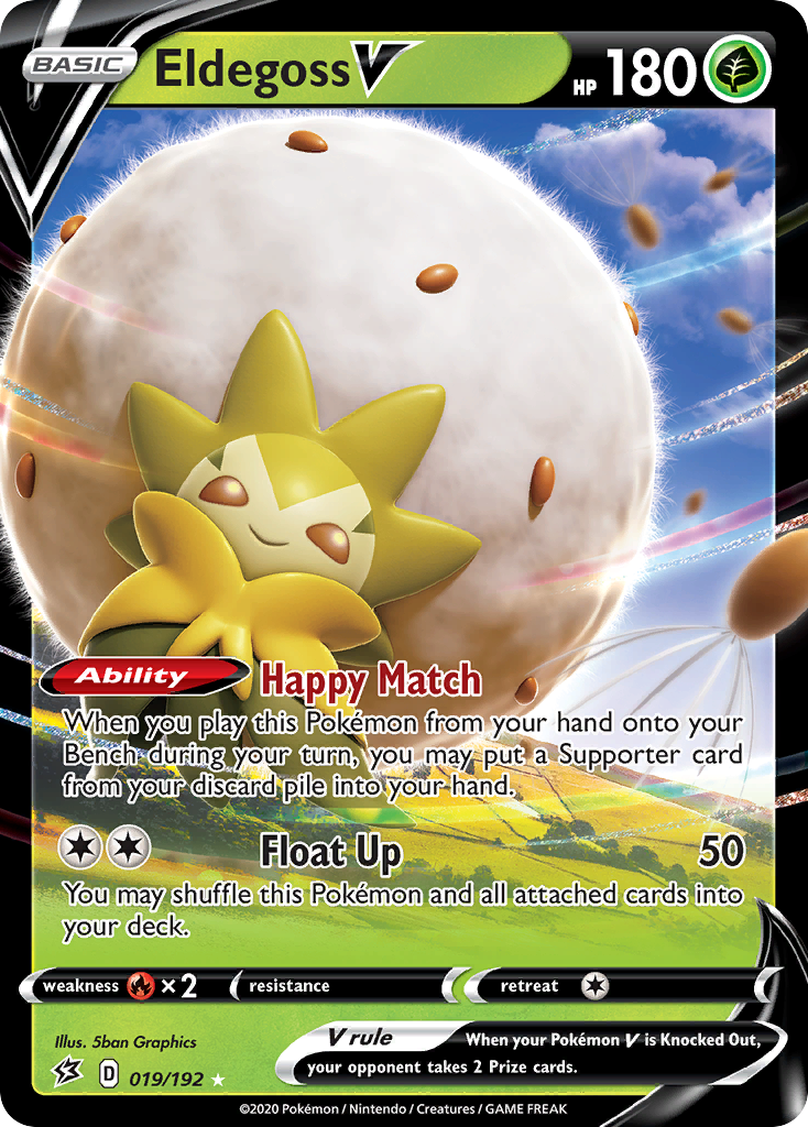 Eldegoss V (019/192) [Sword & Shield: Rebel Clash] - Pokémon - Card Brawlers | Quebec | Canada |