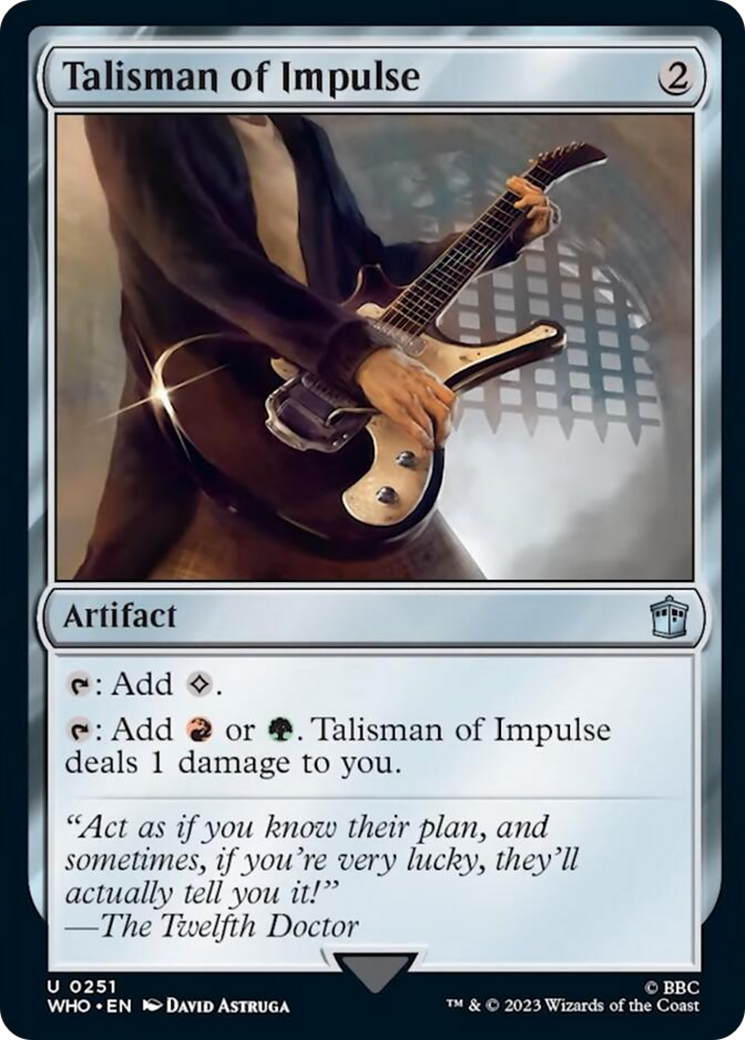 Talisman of Impulse [Doctor Who] - Magic: The Gathering - Card Brawlers | Quebec | Canada |