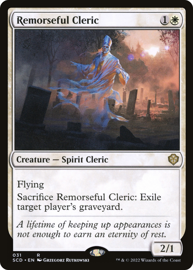 Remorseful Cleric [Starter Commander Decks] - Magic: The Gathering - Card Brawlers | Quebec | Canada |