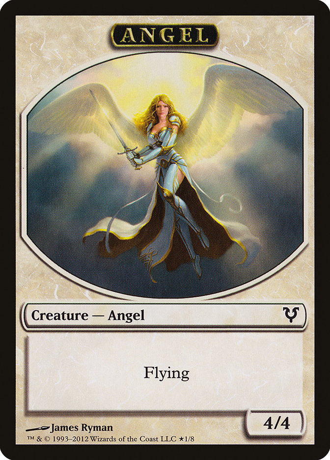 Angel // Demon Double-Sided Token (Oversized) [Open the Helvault] - Magic: The Gathering - Card Brawlers | Quebec | Canada |