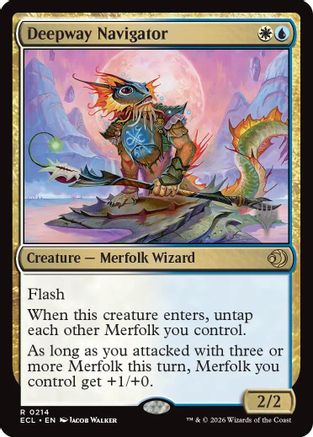 Deepway Navigator (PPECL-214) - Promo Pack: Lorwyn Eclipsed - Card Brawlers