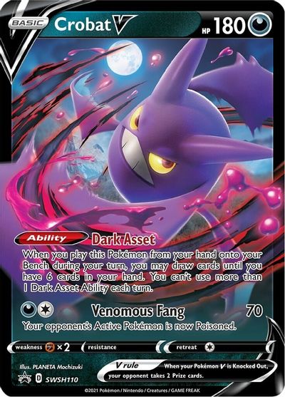 Crobat V (SWSH110) [Sword & Shield: Black Star Promos] - Pokémon - Card Brawlers | Quebec | Canada |