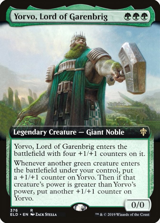Yorvo, Lord of Garenbrig (Extended Art) [Throne of Eldraine] - Magic: The Gathering - Card Brawlers | Quebec | Canada |