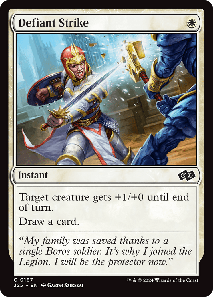 Defiant Strike [Foundations Jumpstart] - Card Brawlers
