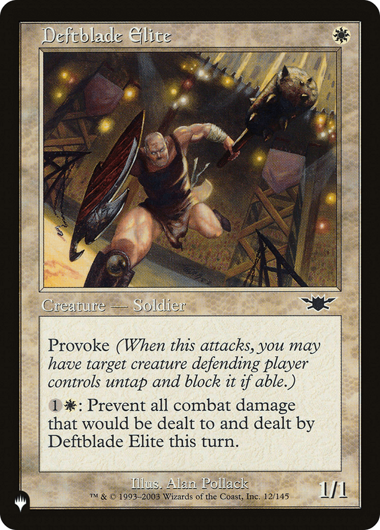 Deftblade Elite [The List] - Card Brawlers
