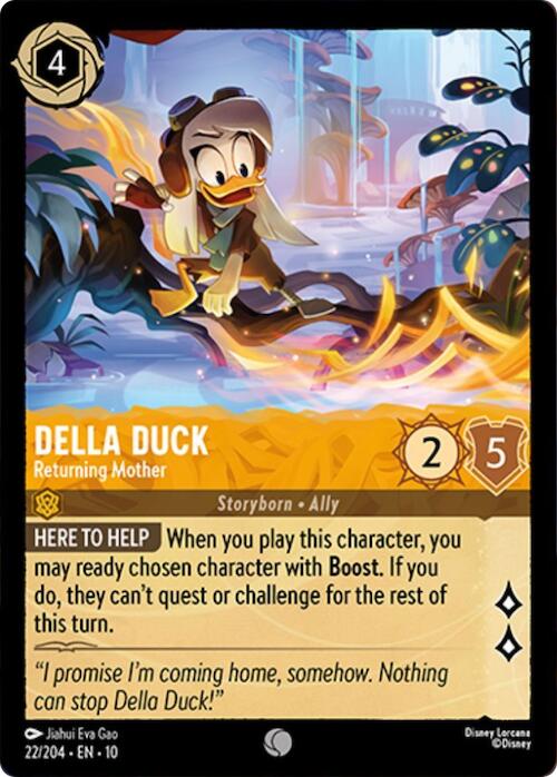 Della Duck - Returning Mother (22/204) [Whispers in the Well] - Card Brawlers
