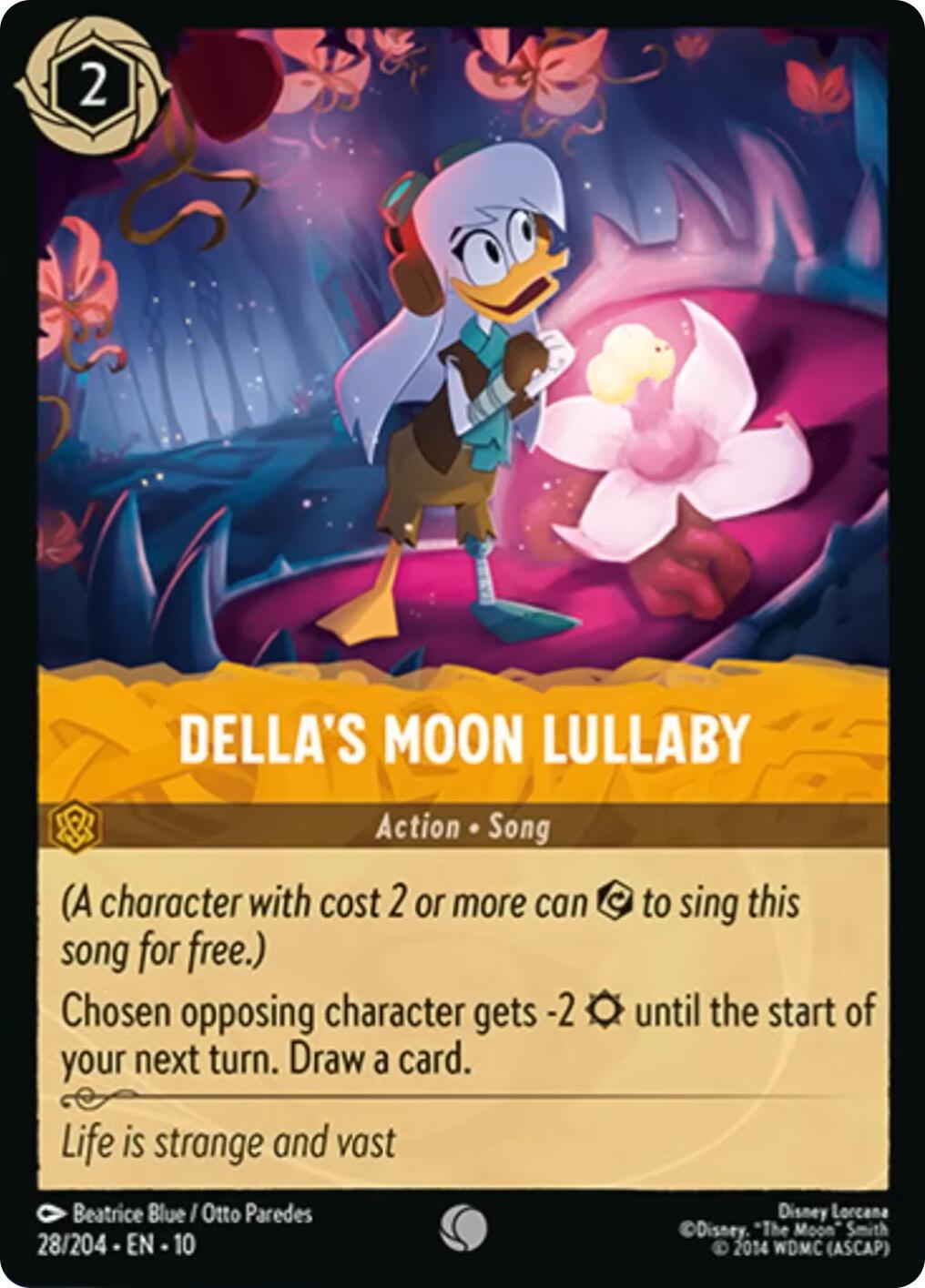 Della's Moon Lullaby (28/204) [Whispers in the Well] - Card Brawlers