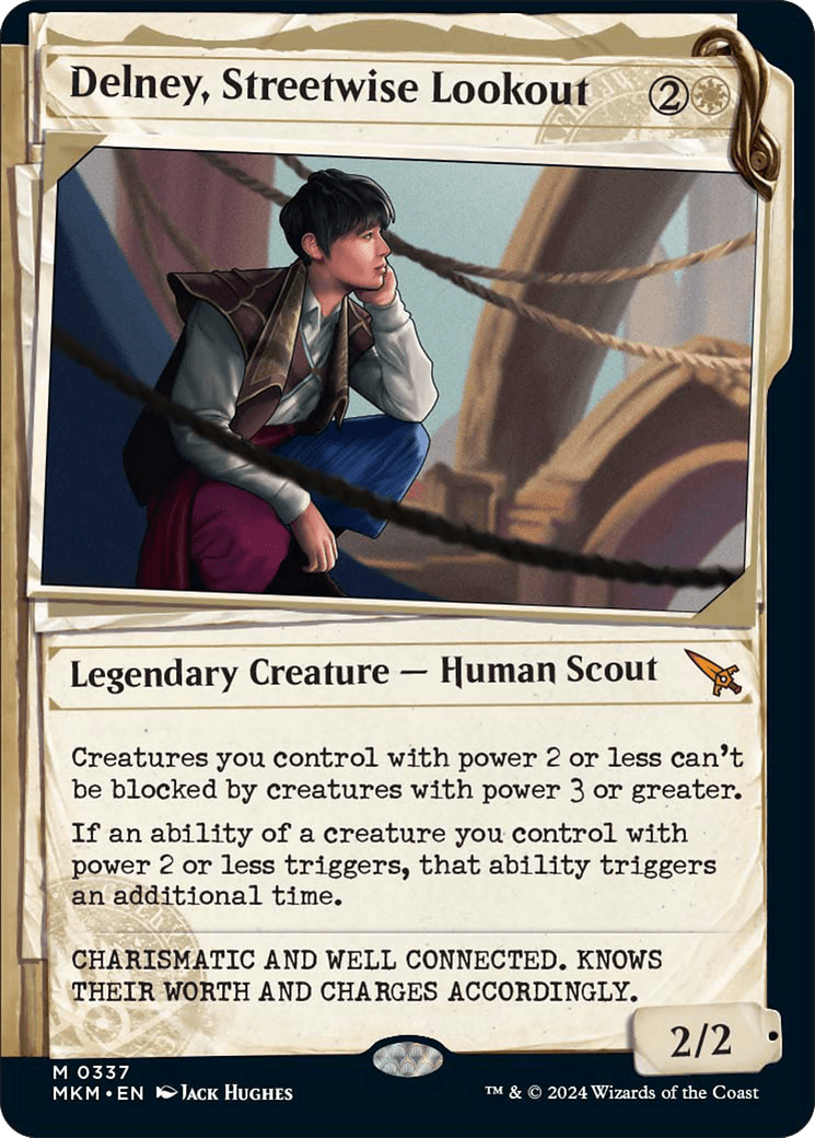 Delney, Streetwise Lookout (Showcase) [Murders at Karlov Manor] - Card Brawlers