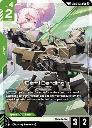 Demi Barding (U+) (Link Rare) (GD05-025) - Freedom Ascension Holofoil - Card Brawlers