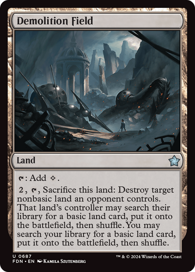 Demolition Field [Foundations] - Card Brawlers