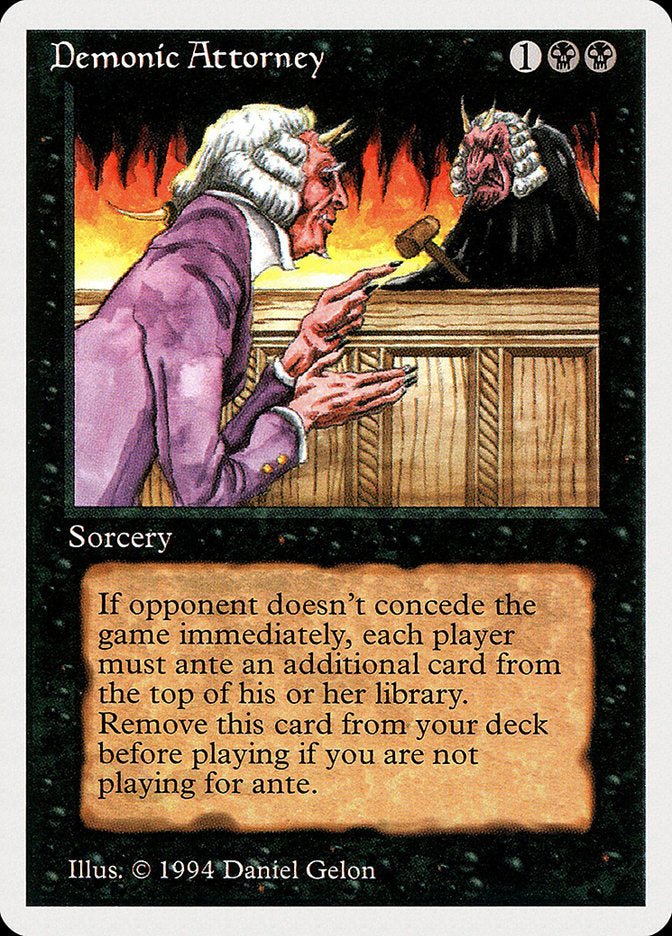 Demonic Attorney [Summer Magic / Edgar] - Card Brawlers