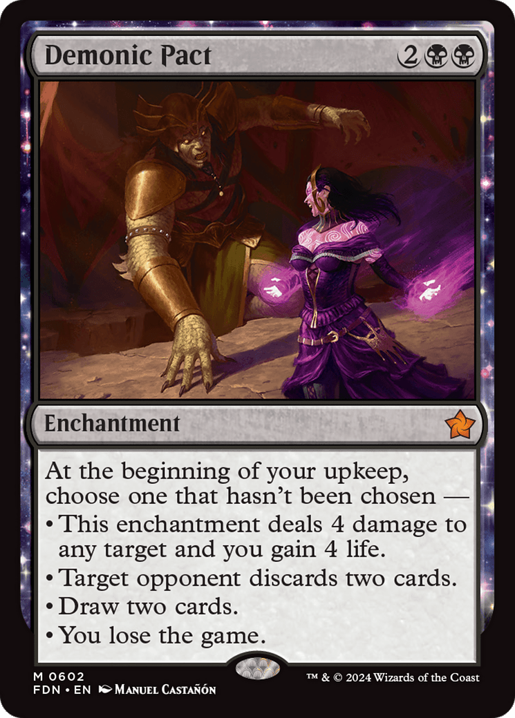 Demonic Pact [Foundations] - Card Brawlers