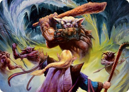 Den of the Bugbear (Dungeon Module) Art Card [Dungeons & Dragons: Adventures in the Forgotten Realms Art Series] - Card Brawlers