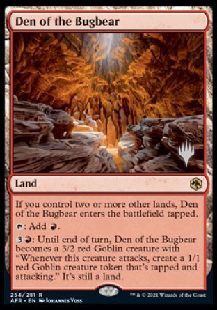 Den of the Bugbear (Promo Pack) [Dungeons & Dragons: Adventures in the Forgotten Realms Promos] - Card Brawlers