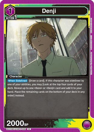 Denji (006) (UE22BT/CSM-1-006) - UE22BT CHAINSAW MAN Foil - Card Brawlers