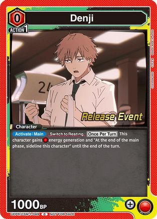 Denji (049) (UE22BT/CSM-1-049) - UE22BT CHAINSAW MAN Release Event - Card Brawlers