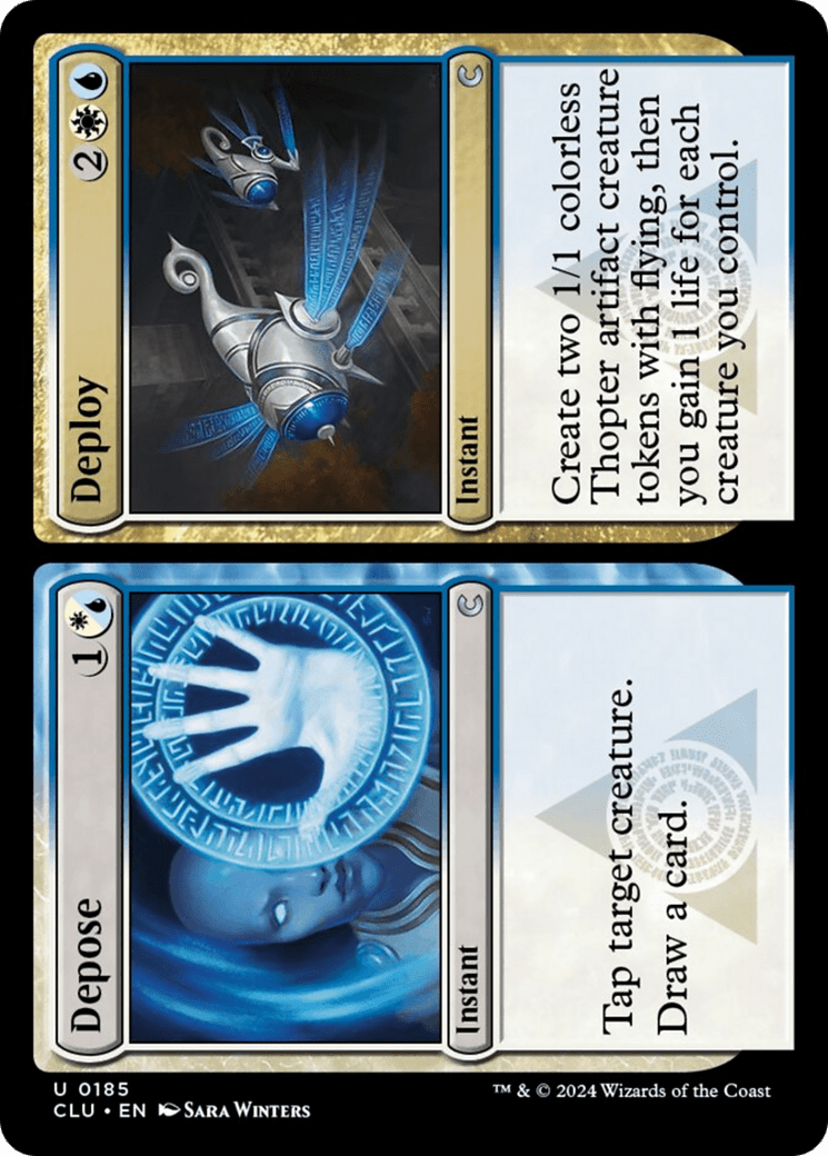 Depose // Deploy [Ravnica: Clue Edition] - Card Brawlers