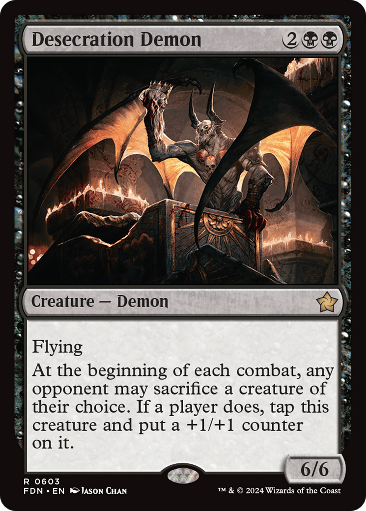 Desecration Demon [Foundations] - Card Brawlers
