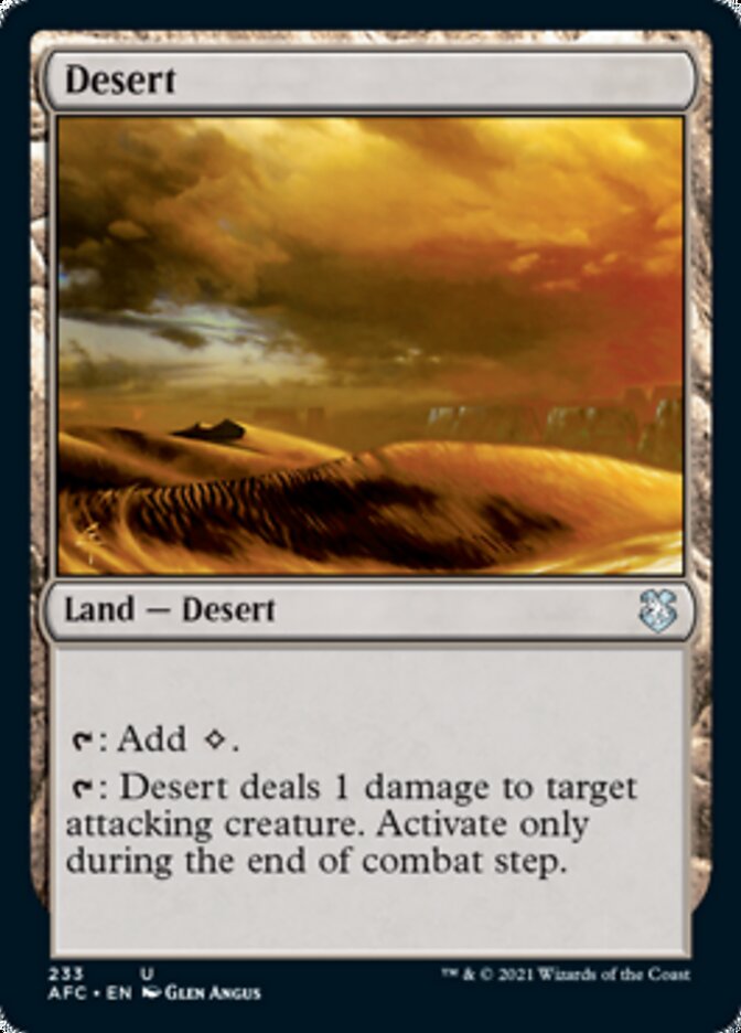 Desert [Dungeons & Dragons: Adventures in the Forgotten Realms Commander] - Card Brawlers