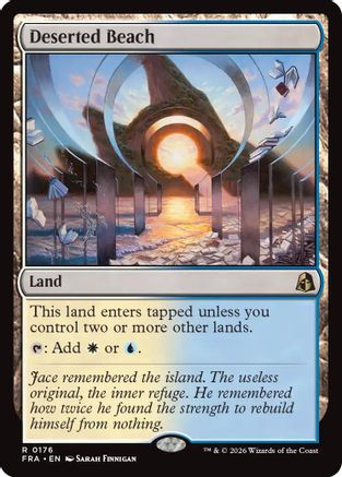 Deserted Beach (FRA-176) - Reality Fracture Foil - Card Brawlers