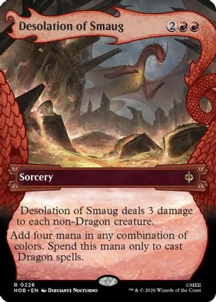 Desolation of Smaug (Showcase) (HOB-226) - The Hobbit - Card Brawlers
