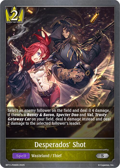 Desperados' Shot - P06 (Foil) (BP11 - P06EN) [Bullet of Fate] - Card Brawlers