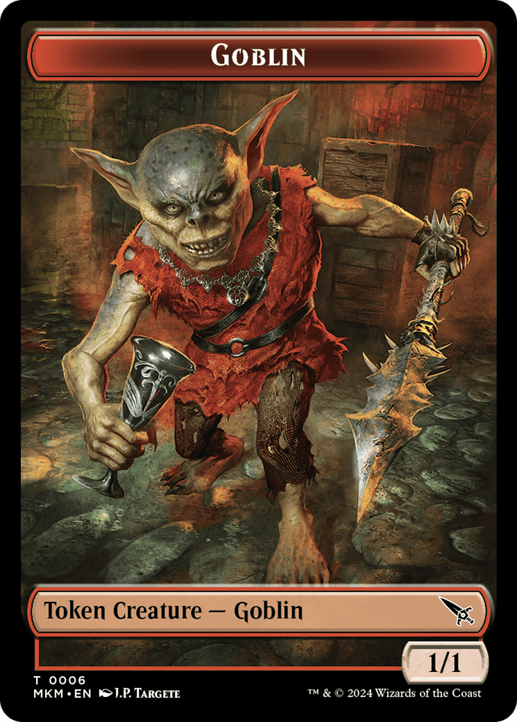 Detective // Goblin Double - Sided Token [Murders at Karlov Manor Tokens] - Card Brawlers