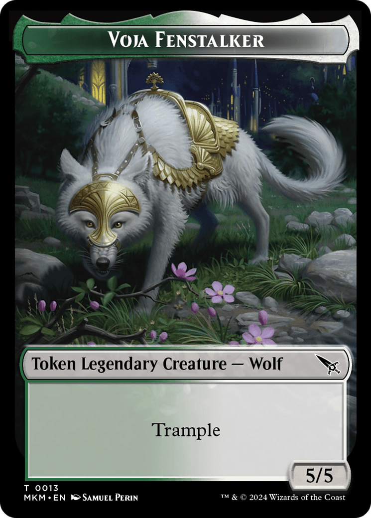 Detective // Voja Fenstalker Double - Sided Token [Murders at Karlov Manor Tokens] - Card Brawlers