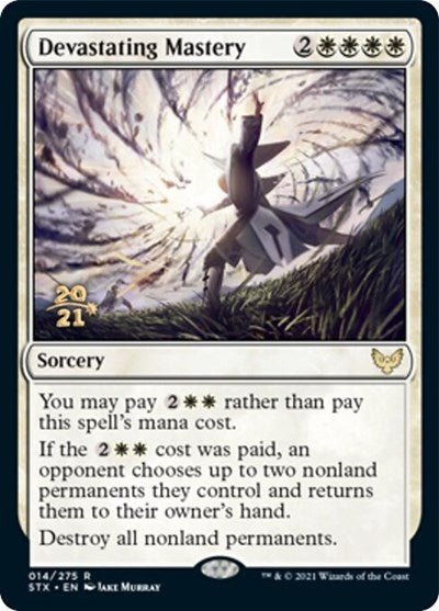 Devastating Mastery [Strixhaven: School of Mages Prerelease Promos] - Card Brawlers