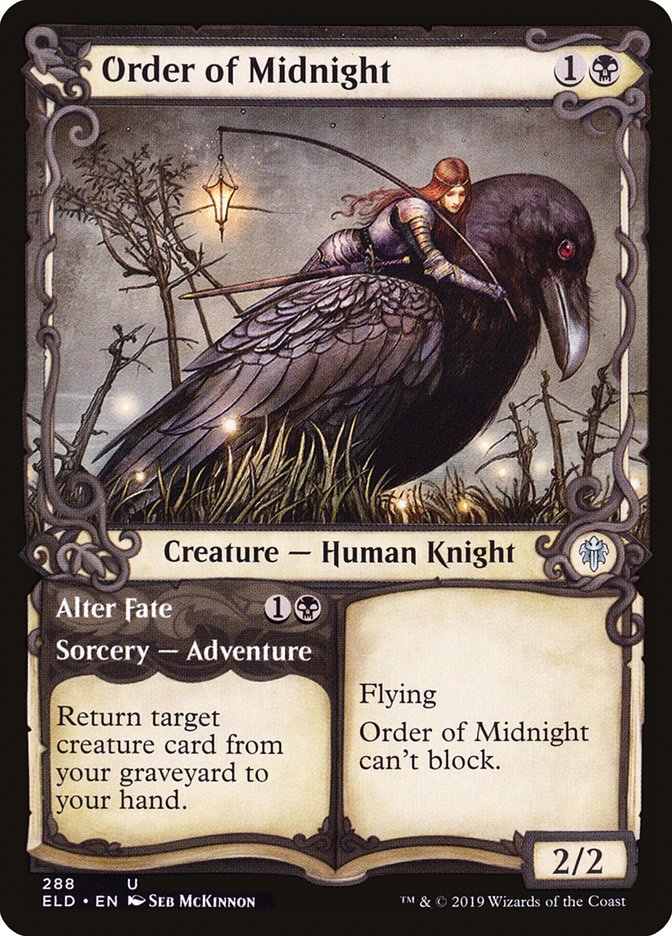 Order of Midnight // Alter Fate (Showcase) [Throne of Eldraine] - Magic: The Gathering - Card Brawlers | Quebec | Canada |